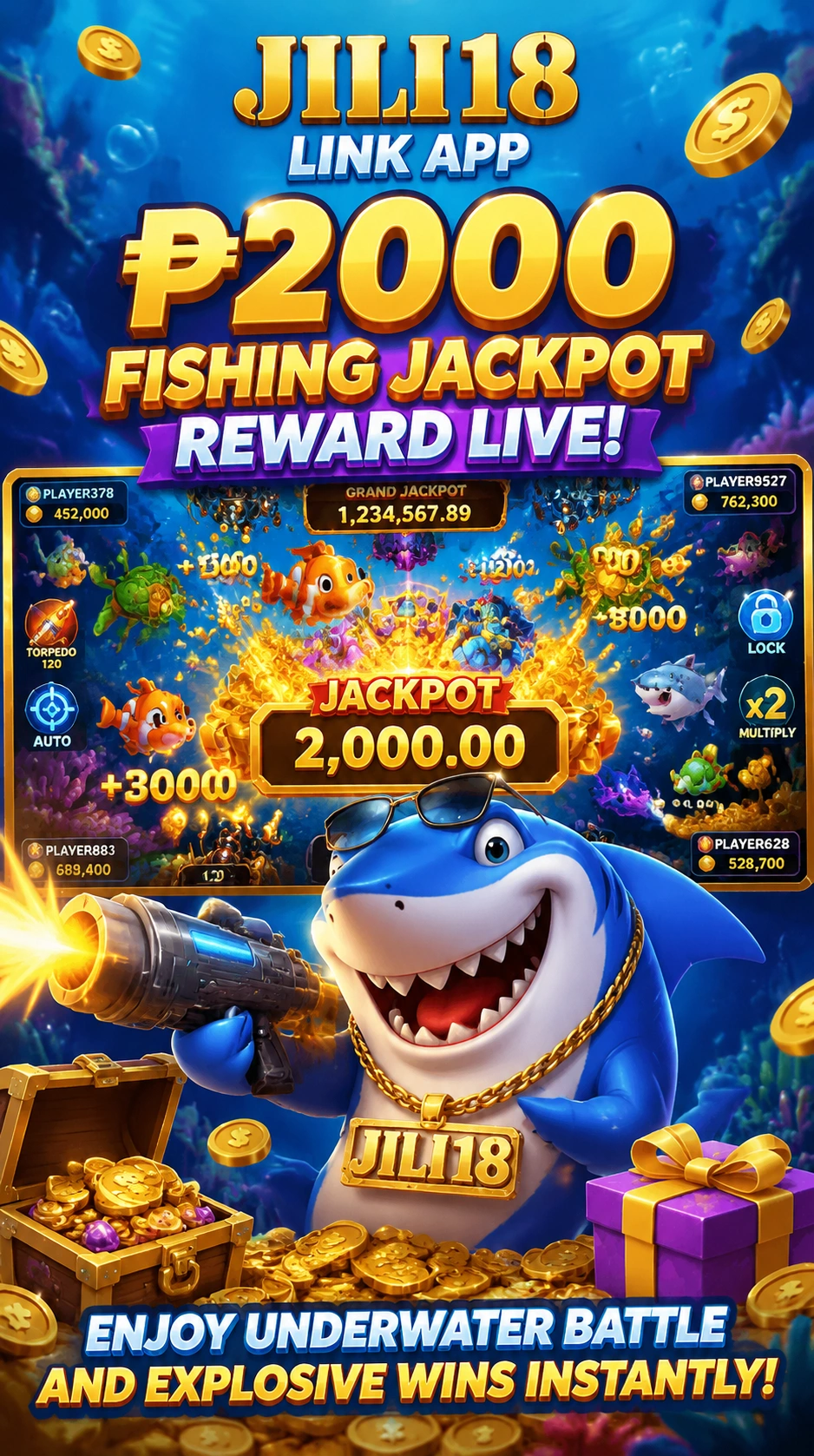 Fishing game room view 5