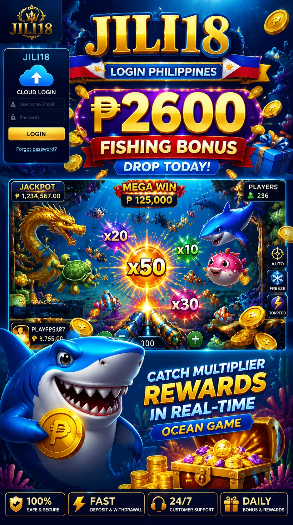 Fishing game room view 6