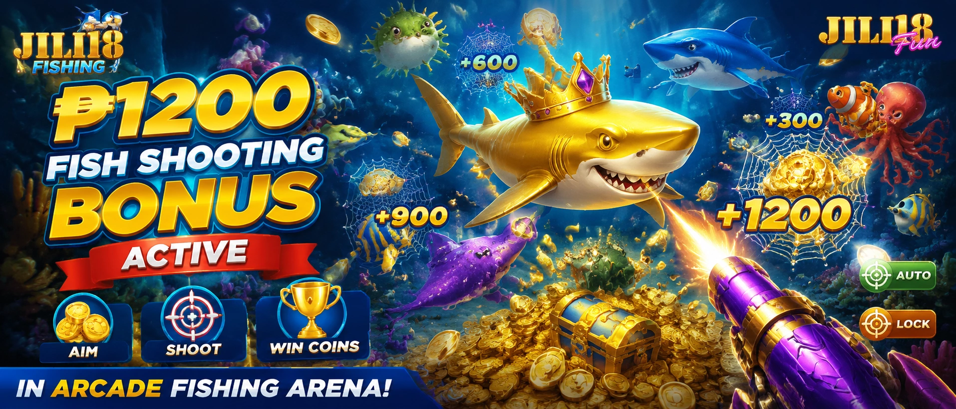Fishing game room view 3