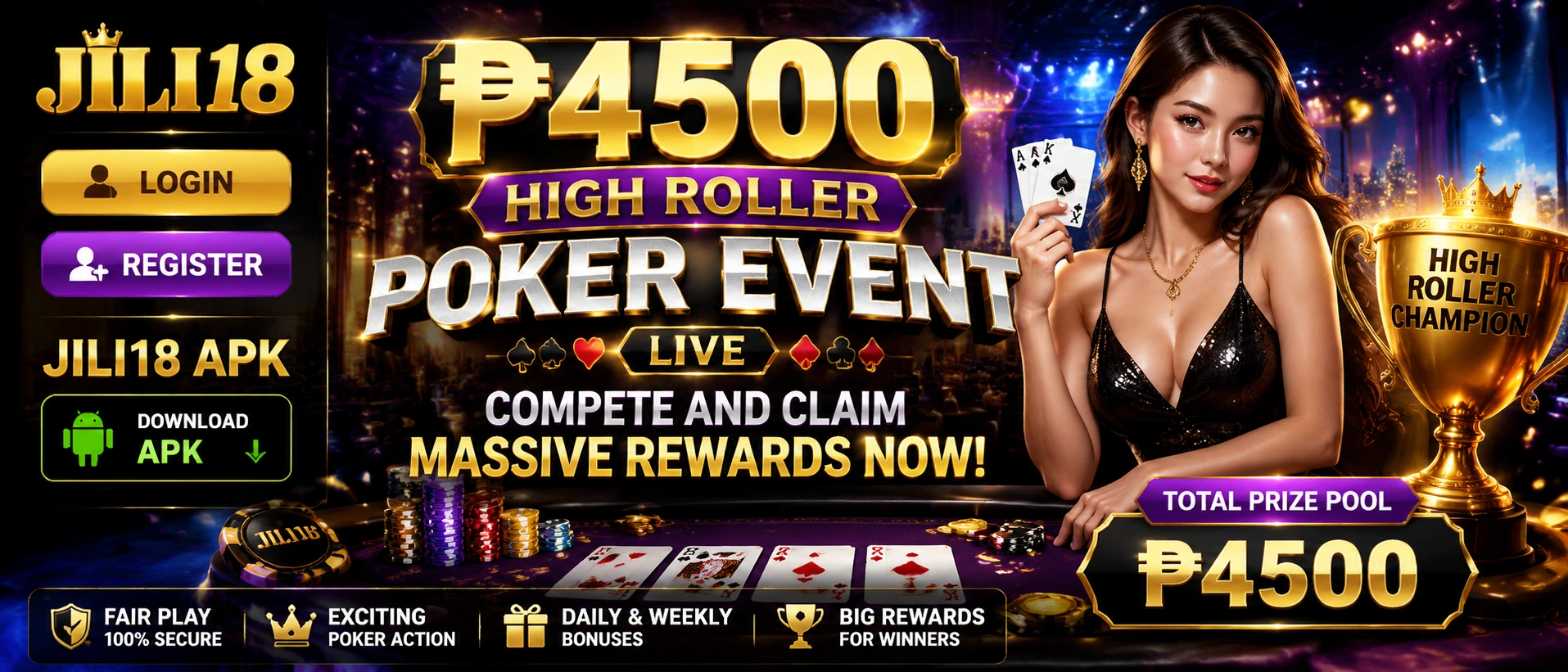 Mobile poker play on smartphone